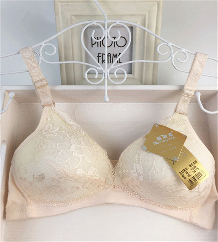 Steel Ring And Boneless Plus Size Pregnant Mother Bra
