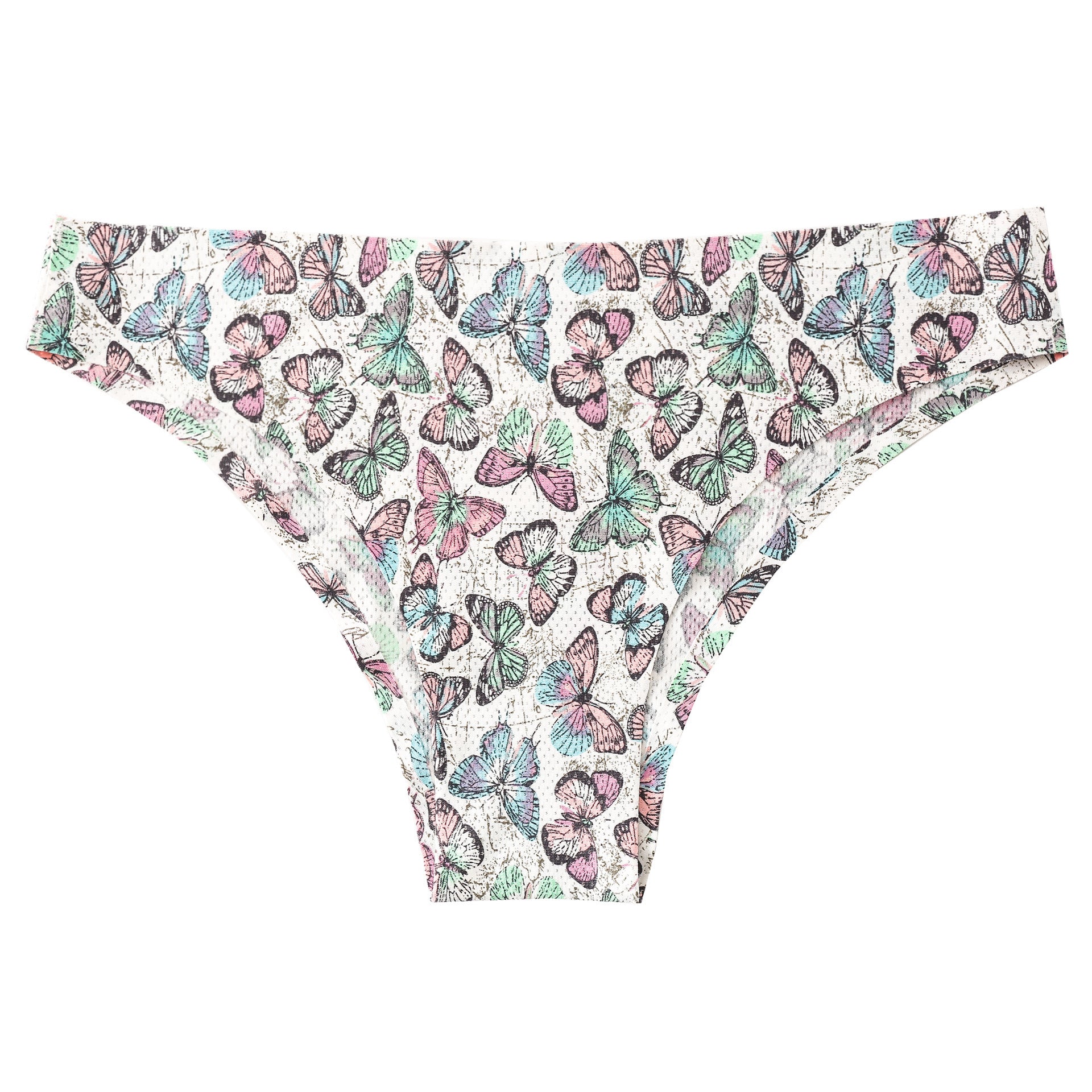 Floral Printed Seamless Cotton Panties