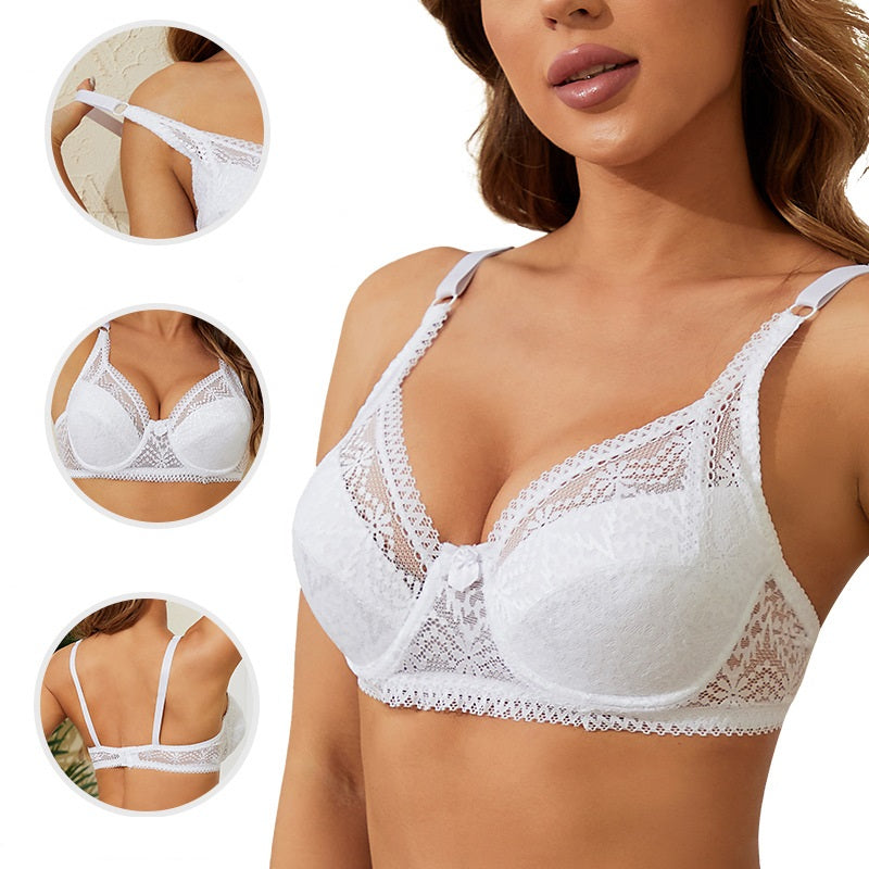 Push-Up Breathable Membrane Cup Comfort Adjustable Bra