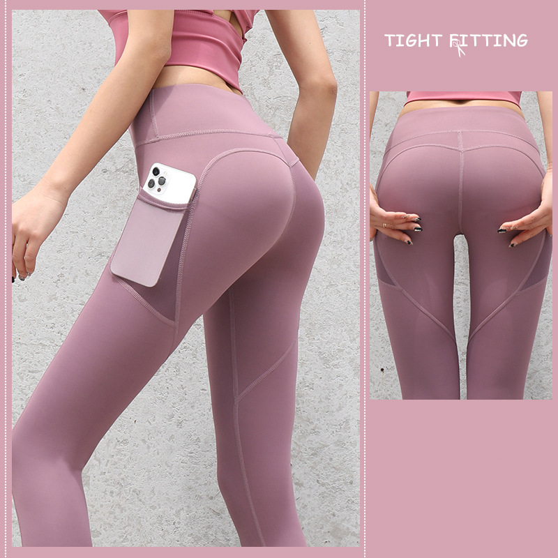 Push Up High Waist Leggings With Pockets