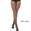 Invisible Vertical Line Personality Black Stockings