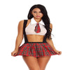 Student Style Short Skirt Uniform Lingerie Set